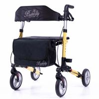 Leichtgewichtrollator Butterfly Premium gelb