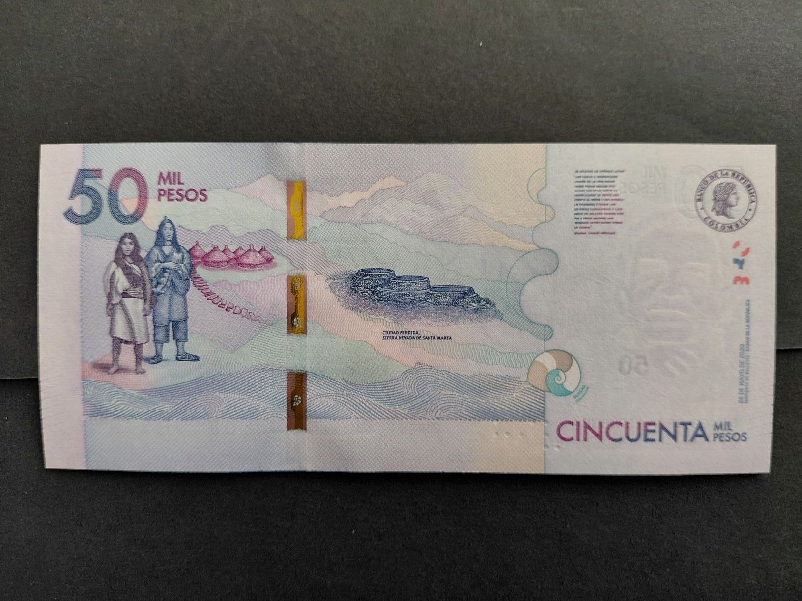 Banconote: Colombia 50.000 Pesos 2020 - perfekt UNC – Nuovo (secondo la descrizione) da Bern venduto da scottie3014 1