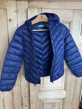Benetton Jacke blau Grösse 150 cm