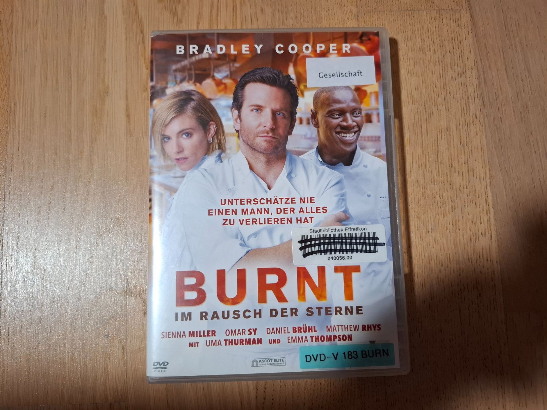 Tutti i DVDs: DVD Burnt Im Rausch der Sterne Bradley Cooper – Usato da Dorf venduto da Exena