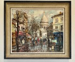 JOSE LUIS LEIVA PEINTURE À L’HUILE 1976