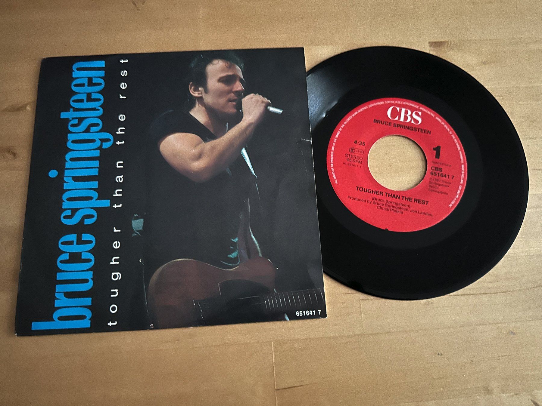 BRUCE SPRINGSTEEN tolle Tougher than the rest Single Kult (Gebraucht ...