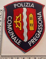 1 Polizei Abzeichen Polizia Communale Pregassona / Tessin