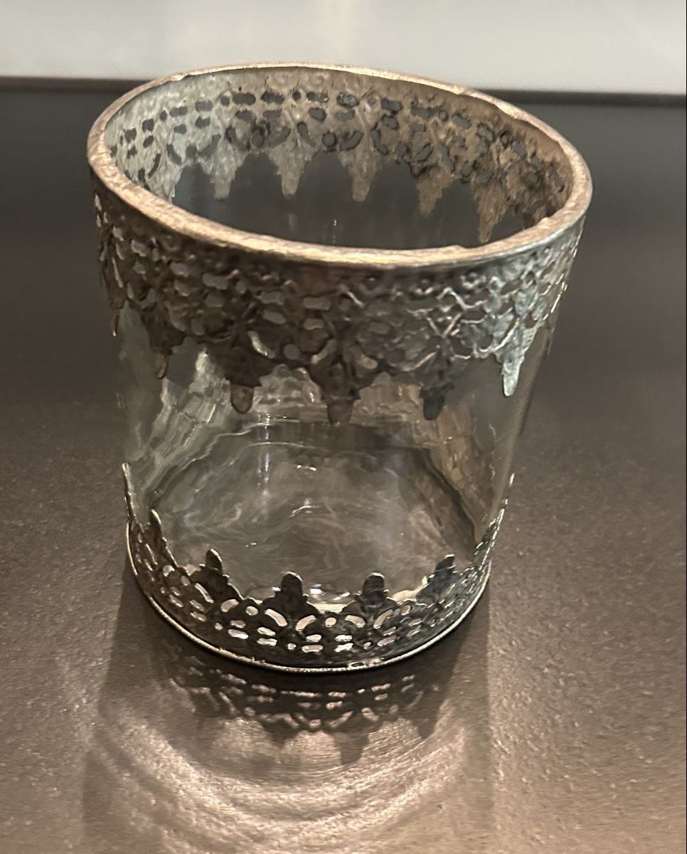 Tutte le decorazioni: Kerzenglas mit Metallverzierung – Usato da Brislach venduto da gre_t5pb 1