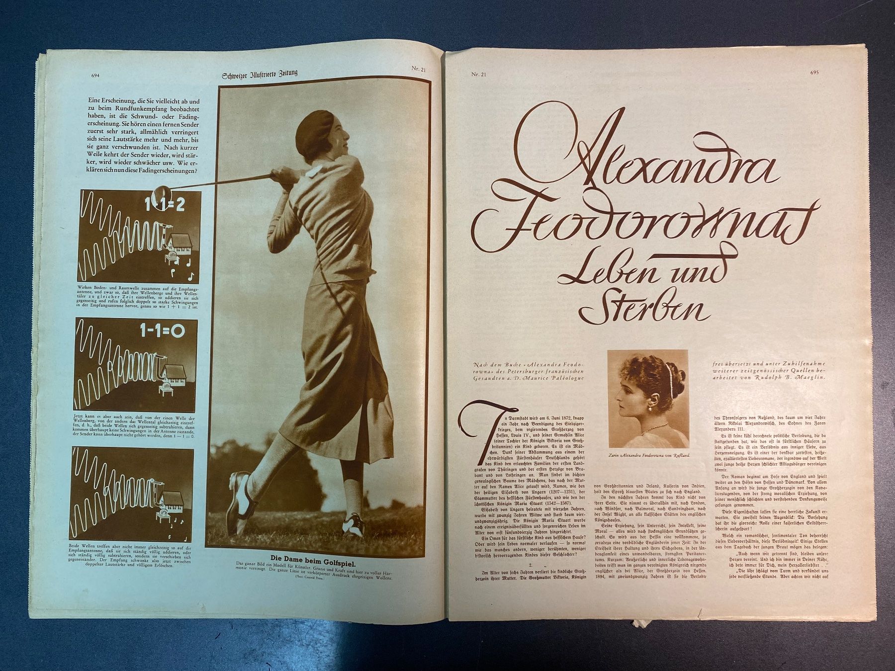 Riviste & Magazine: Zeitschrift Schweizer Illustrierte 1933 24. Mai Nr. 21 – Usato da Oberägeri venduto da Nussbi6 7