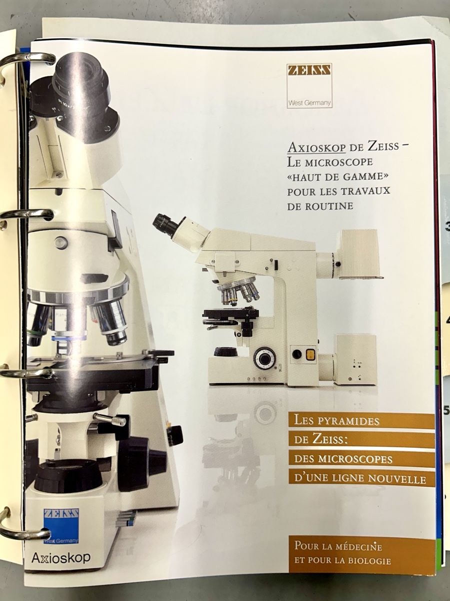 Libri: Zeiss Optic Microscope West Germany Collector Vintage – Usato da Cointrin venduto da vrossi 2