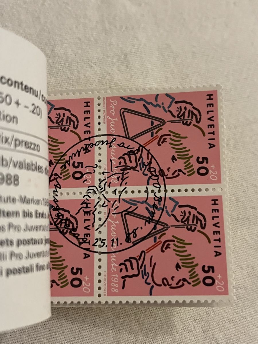 Tutti i francobolli: Markenheftchen PJ 1988 ET-Sonderstempel – Usato da Eppstein Vockenhausen venduto da hightech11 1