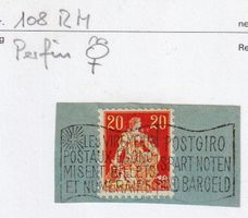 Rollenmarke 108 RM, Banque cantonale vaudoise in Lausanne