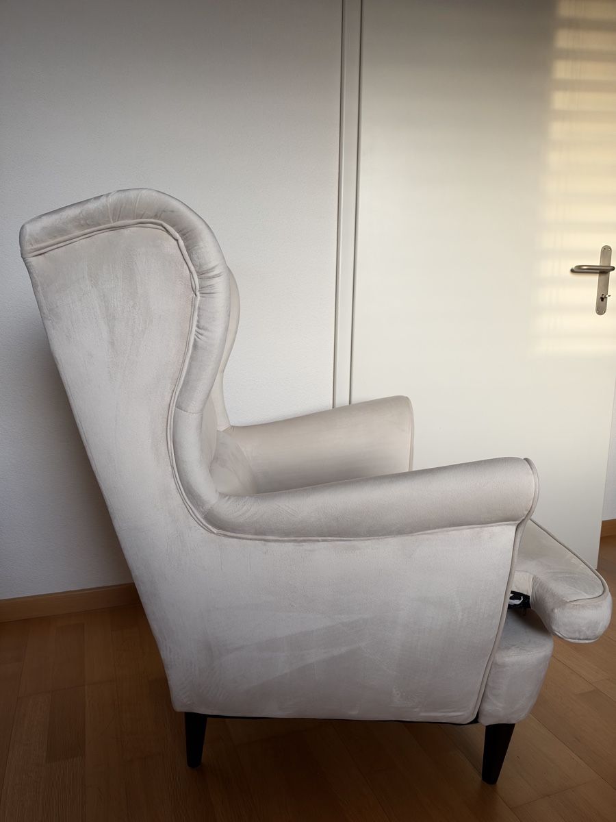 Poltrone: Ohrensessel Cremeweiss – Usato da Rubigen venduto da Welle01 4