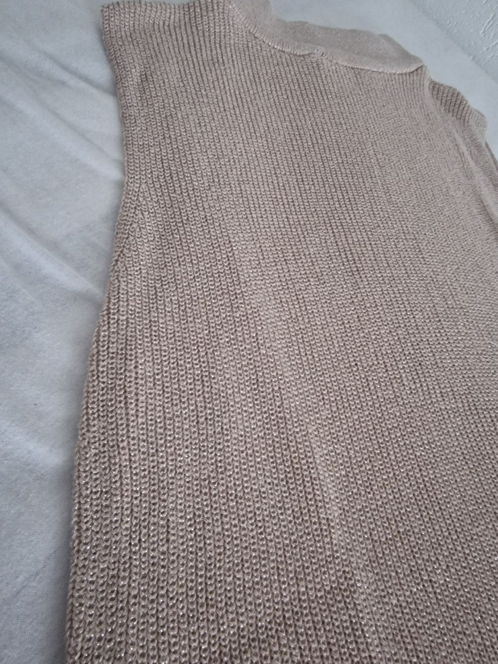 T-shirt: Moderner Strickpullunder, beige, ideal für den Übergang!L – Usato da Ottenbach venduto da Claurin 1
