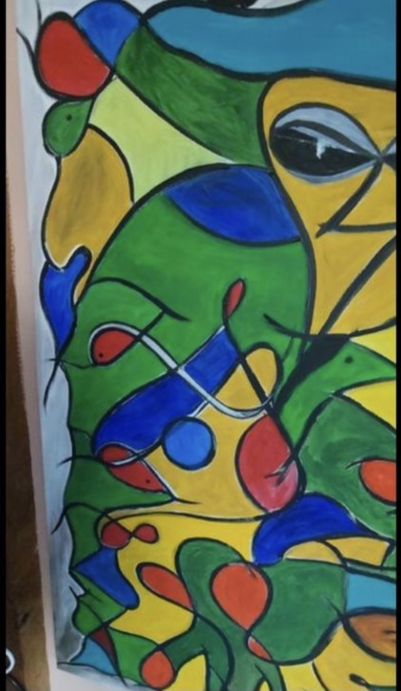 Gemälde: Gemälde " Zirkus des Lebens " handmade 90×120 – Neu (gemäss Beschreibung) aus Riehen von Steinbock1970 3