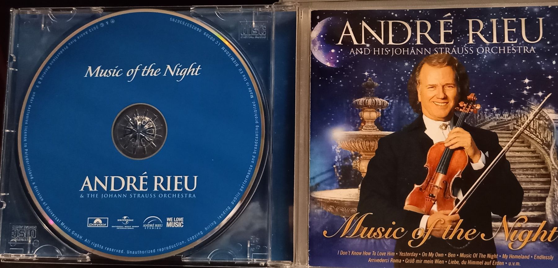 CDs: André Rieu ,Magic of  the Night – Gebraucht aus Hünibach von rut_l6ht 2
