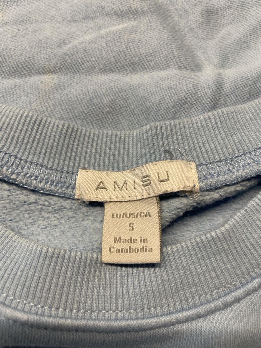 Maglioni & Felpe: Pullover/Sweatshirt Hellblau Gr. S mit Aufdruck – Usato da Neuenkirch venduto da balani 3