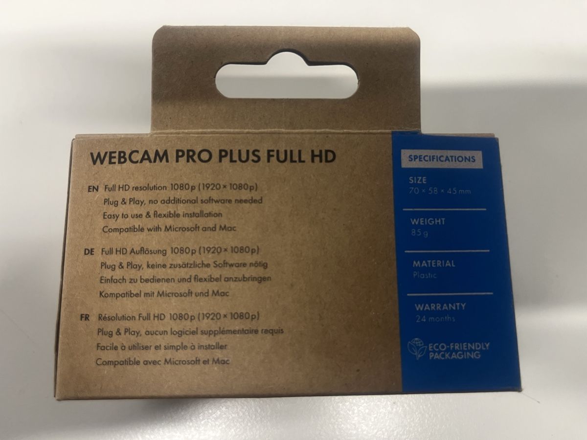 Webcam: Web Cam Dicota Pro Plus Full HD – Nuovo e nell'imballaggio originale da Münchenstein venduto da pricehouse 2