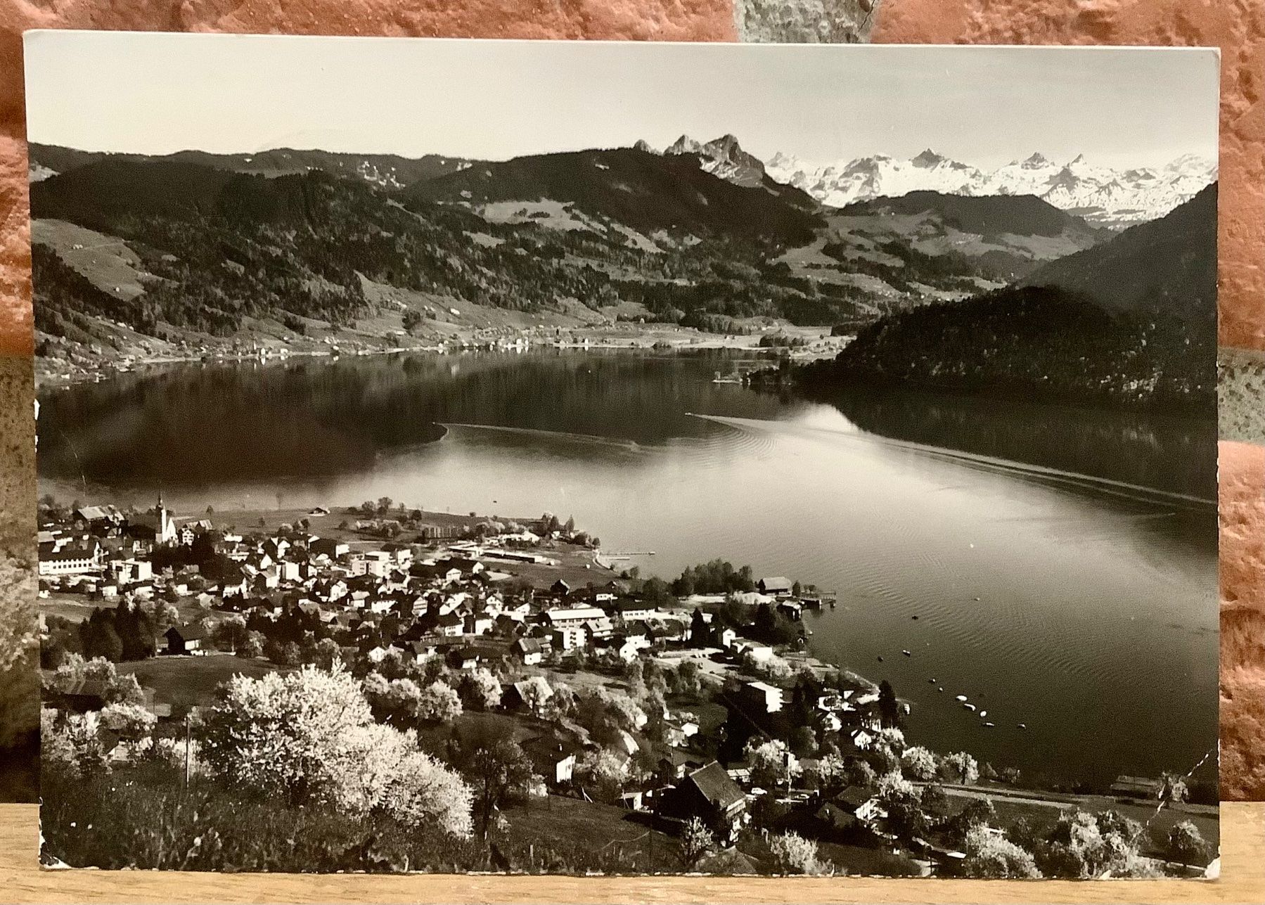 Cartes postales: 1972 - OBERÄGERI mit Hochalpen - Ägerisee - Grossformat – D'occasion à Root par ENGLAND-TREASURES