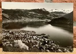 1972 - OBERÄGERI mit Hochalpen - Ägerisee - Grossformat