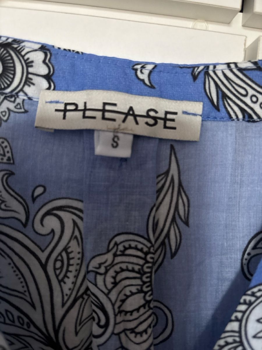 Please Jeans Camicette: Please Bluse Gr. S, Sommerlich, Baumwolle, Top Zustand – Usato da Zofingen venduto da MasterPCI 1