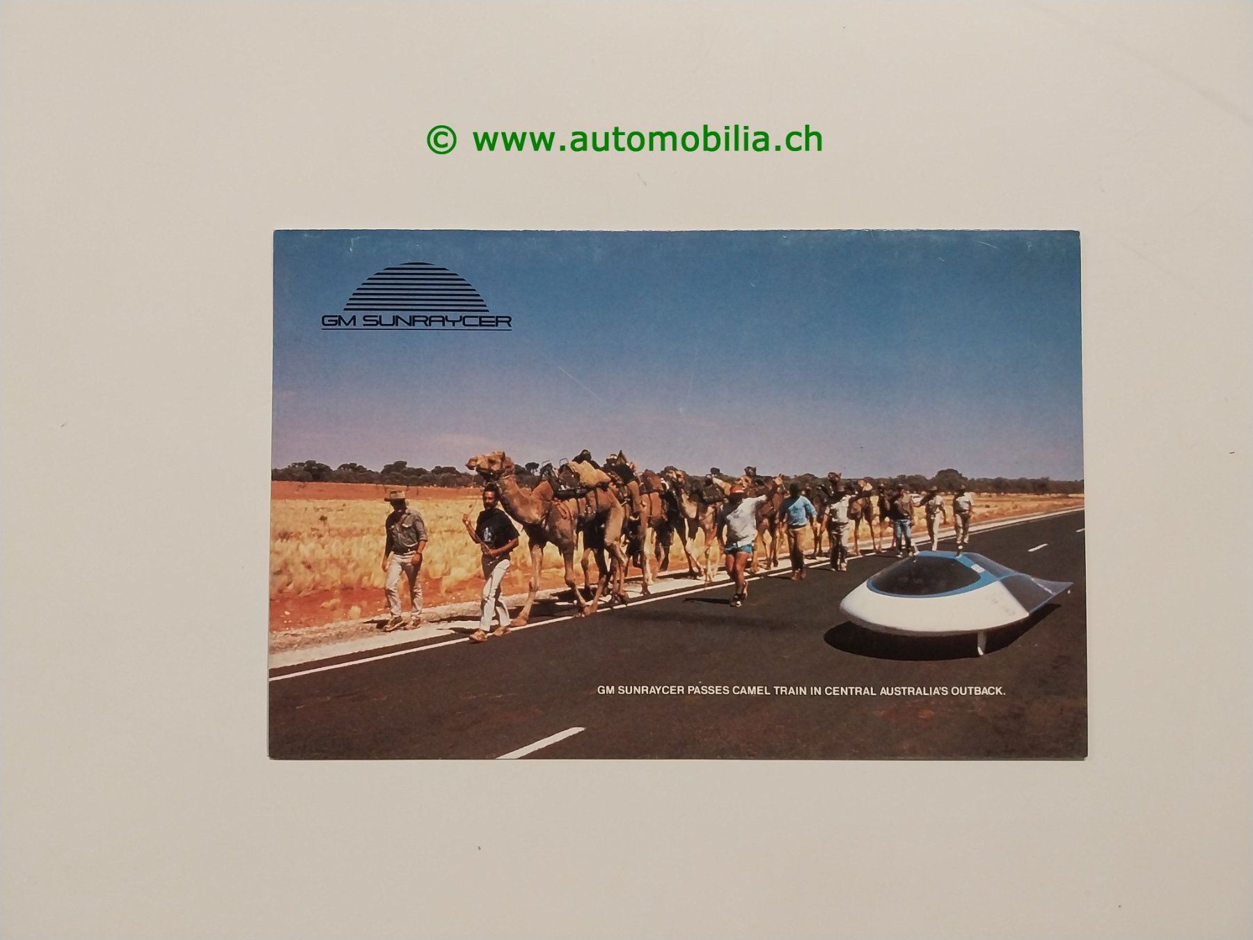 GM Documenti: GM Sunraycer Concept 1987 Prospekt englisch – Usato da Weingarten-Kalth venduto da Bettelbruenneli