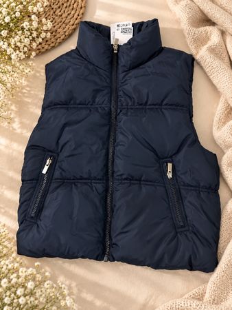 Gesteppte Weste dunkelblau Grösse 158/164 neu mit Etikett