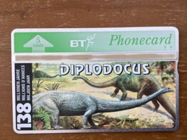 Telefonkarte British Telecom BTO070  Diolodocus 2000 Ex ungb