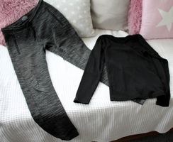 Trainerhose und Langarmshirt Funktionsshirt Thermoshirt