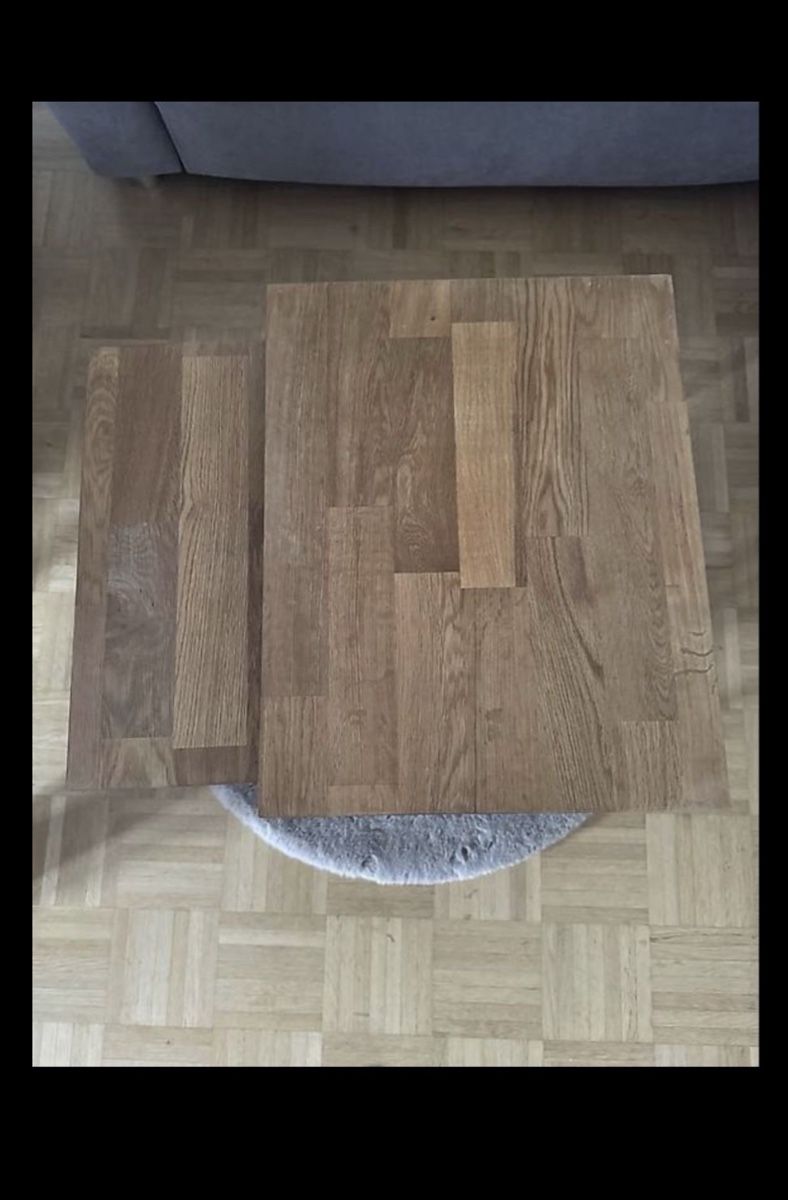 Tische: Nestingtische Holztisch Metallgestell 2er Set Wohnzimmer – Gebraucht aus Biel/Bienne von Mia2025 2