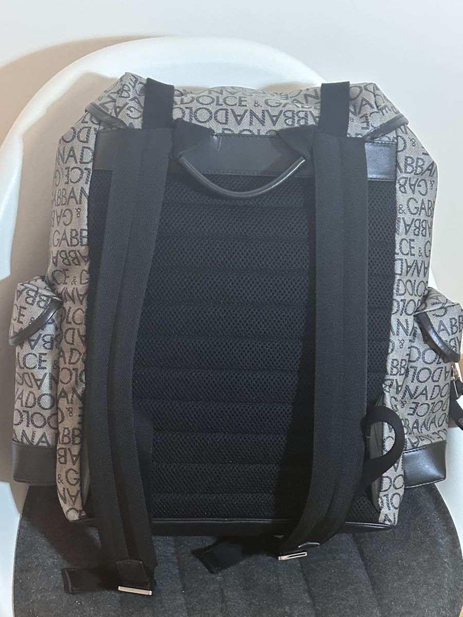 Dolce & Gabbana Rucksäcke: Dolce & Gabbana Jacquard Backpack – Gebraucht aus Genève von Regalfinds 1