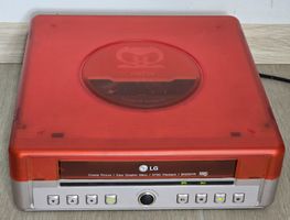 LG VHS VCR Recorder Kassettenrecorder Orange/Rot Transparent