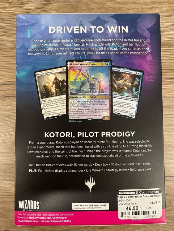 Magic Commander Deck Kamigawa Neon Dynasty Buckle Up English Kaufen