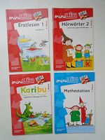 Mini LÜK - 4 Hefte: Lesen (Sprache), Mathematik / 1. Klasse