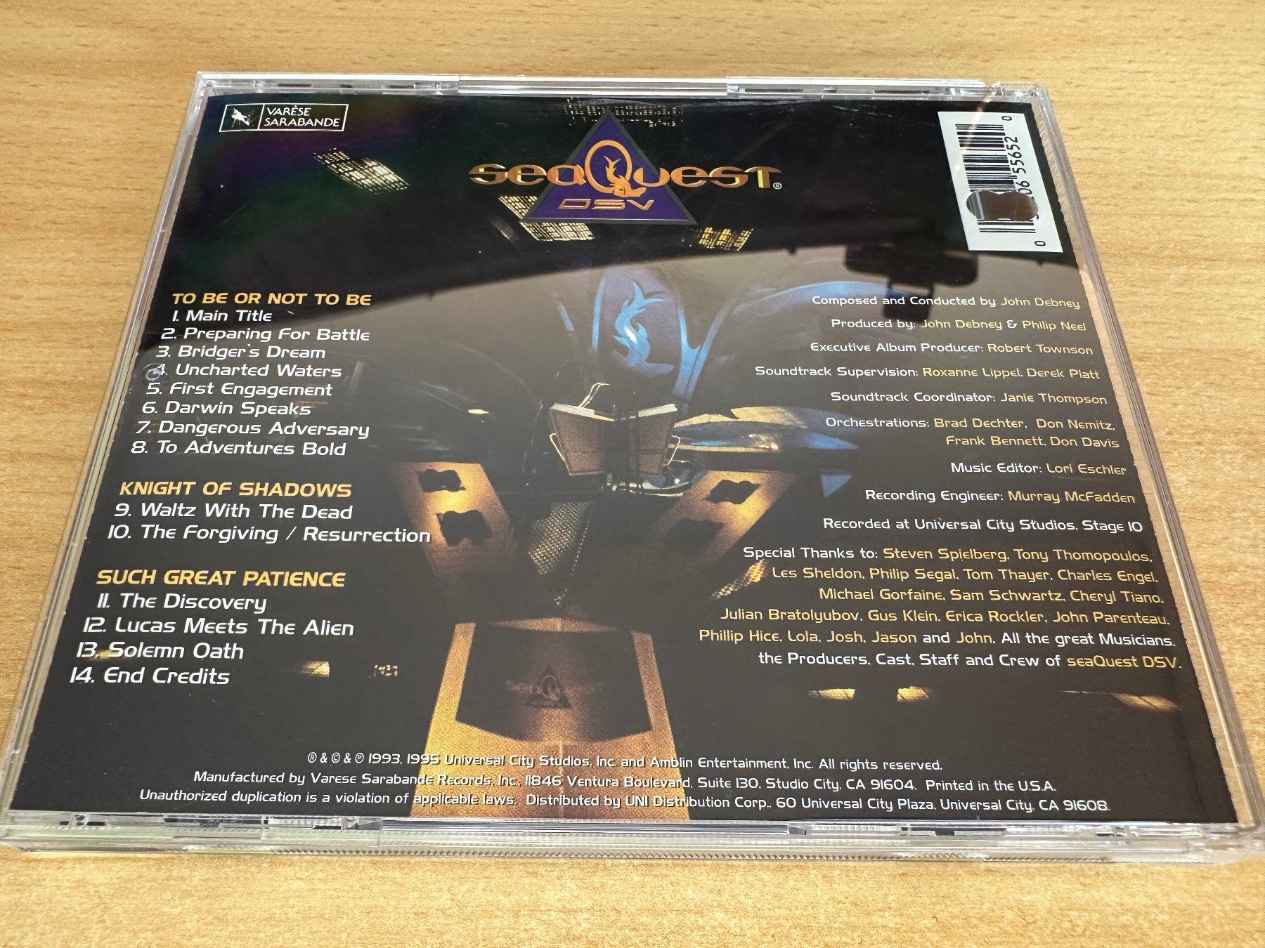 CD: C3 John Debney – seaQuest DSV – Usato da Rikon im Tösstal venduto da Alpenmutz 1
