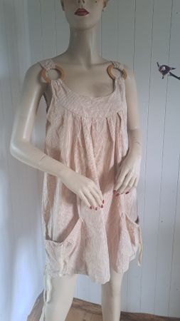 OKAY Ballonkleid Ballon Kleid S 36 Sommerkleid y2k Streifen