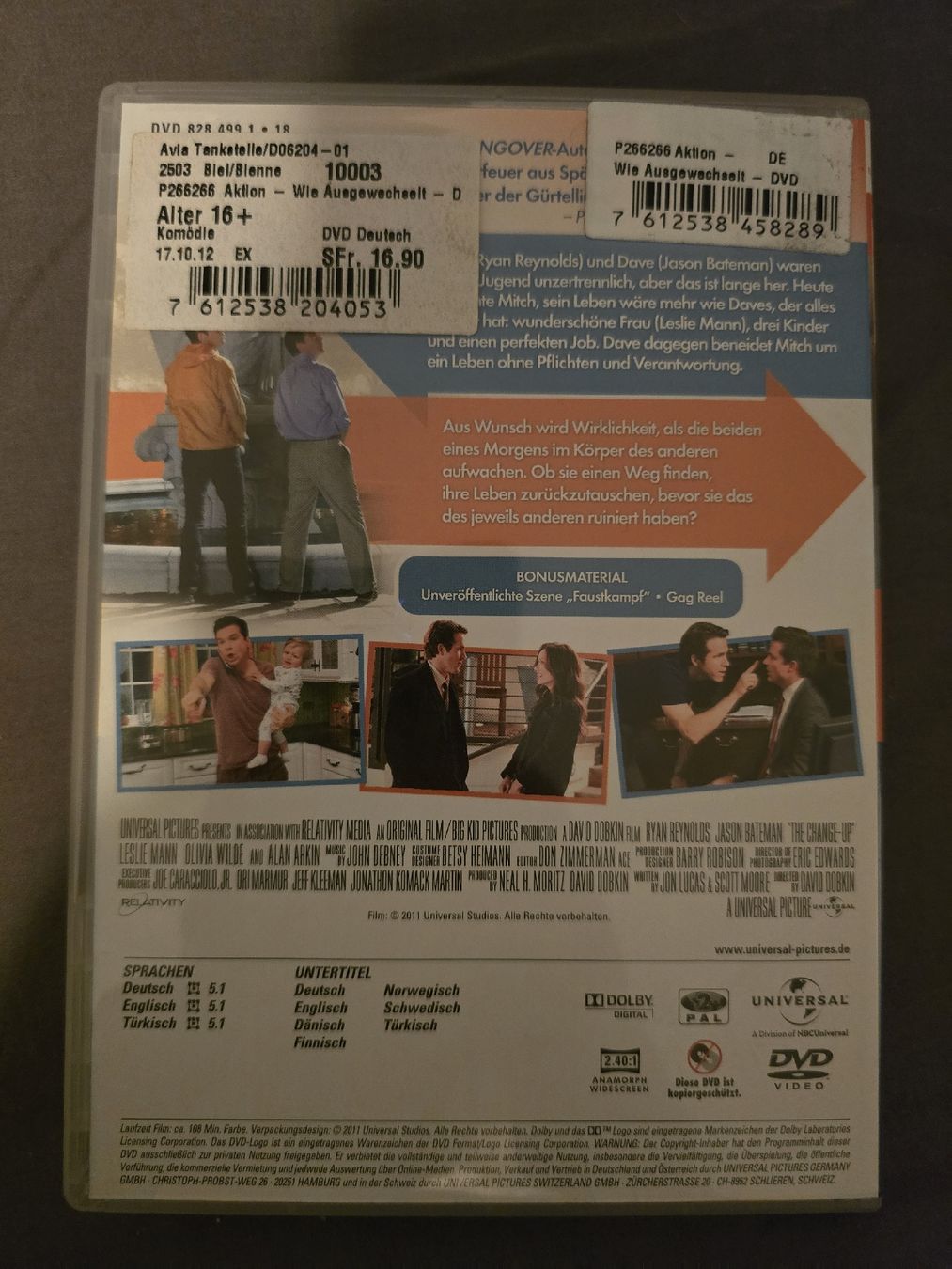 Tous les DVDs: DVD - Ausgewechselt – D'occasion à Zug par nic_wlj8 1