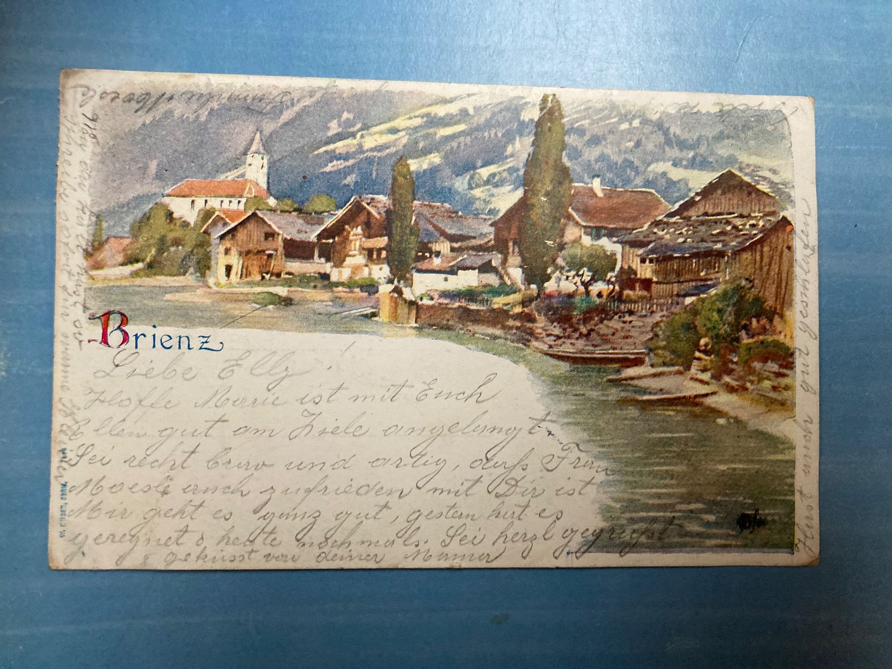 Cartoline postali: Brienz 1898 - antike Postkarte – Usato da zürich venduto da papalapa