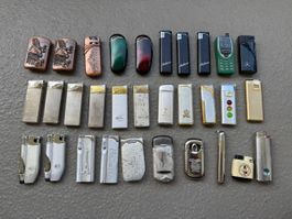 Feuerzeuge Sammlung Lot verschiedene Modelle