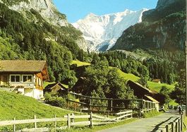 GRINDELWALD am Weg zur Gletscherschlucht