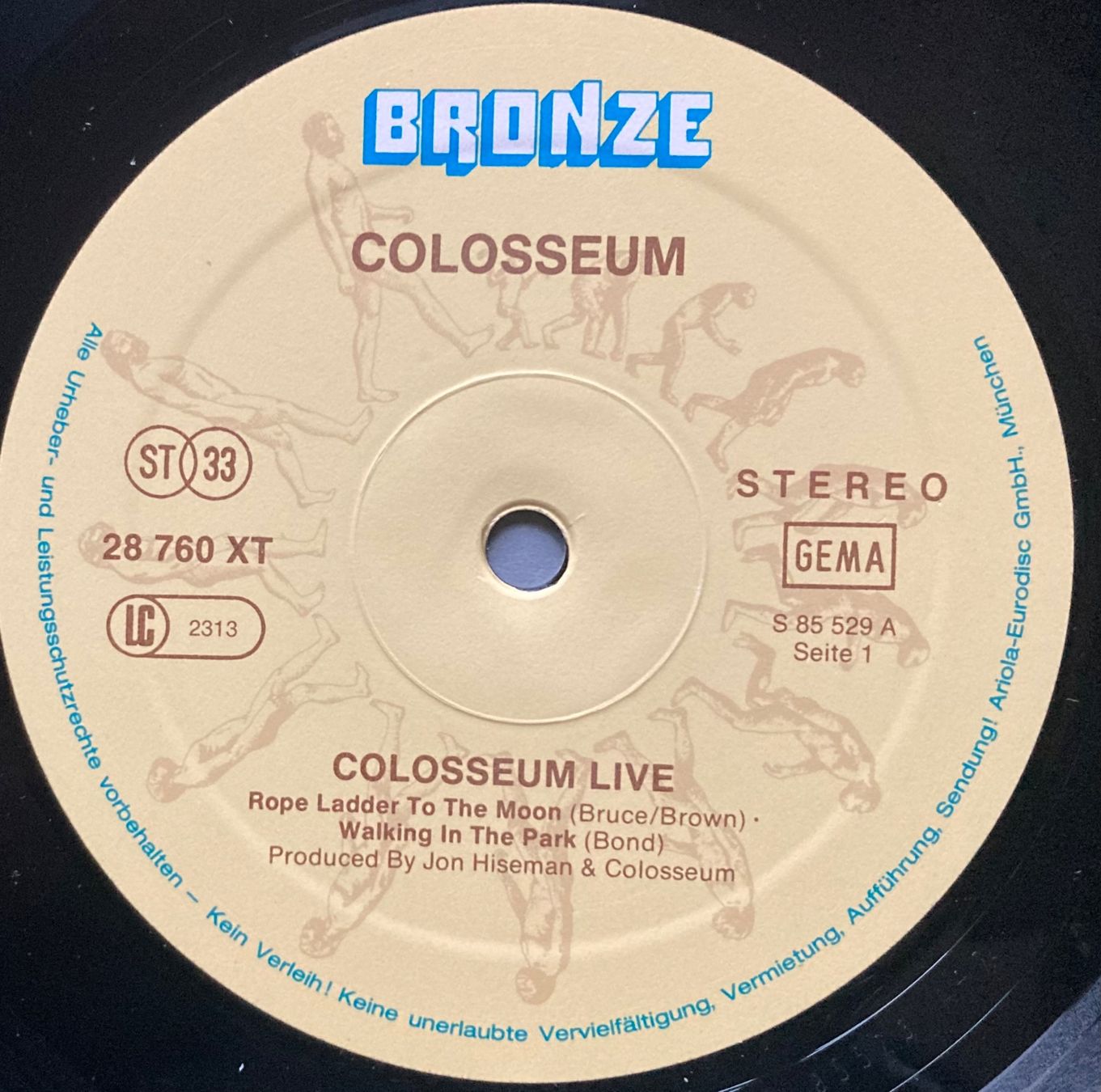 Dischi in vinile: COLOSSEUM - COLOSSEUM LIVE – Usato da Poliez-Pittet venduto da Newtown-Records 2
