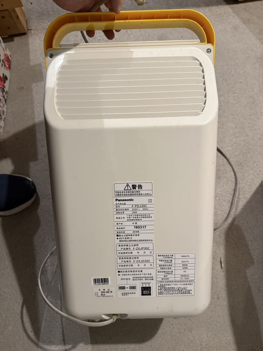 Purificatori d'aria: Panasonic Air Purifier - Clean Indoor Air! – Usato da Buchs SG venduto da ayt_87vv 2
