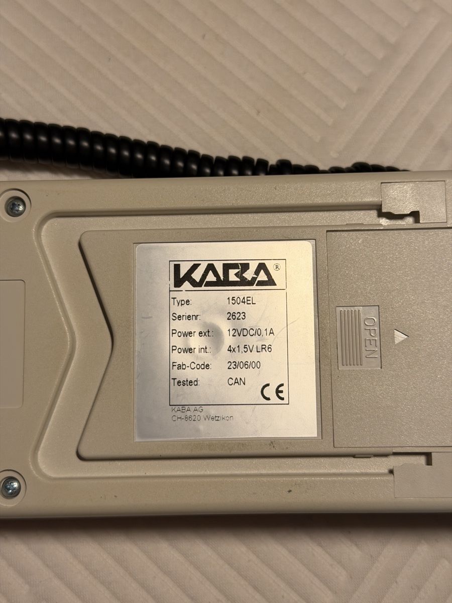 Kaba Schliesszylinder: Kaba Elostar/Elolegic Programmiergerät 1504EL – Gebraucht aus Worb von rme23 3