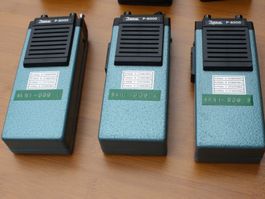 3 STÜCK ZODIAC P - 6000 FUNKGERÄTE WALKIE TALKIE