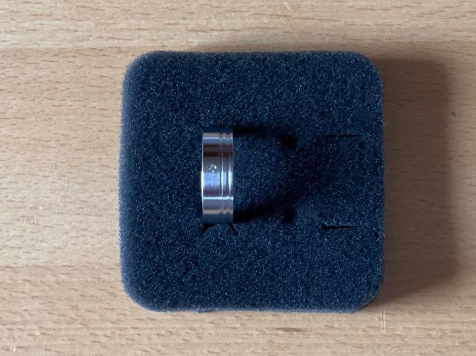 Anelli: Edelstahl Ring mit Stein, Gr. 54, NEU – Nuovo (secondo la descrizione) da Kriens venduto da Angie88 2