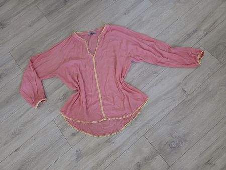 Damen Bluse Zwillingsherz pink Grösse S guter Zustand