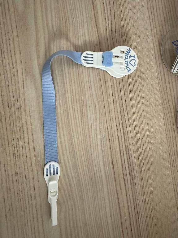 Bibi Succhiotti & catenelle porta ciuccio: Bibi Nuggi Schnuller, Flaschen und Nuggiband – Nuovo (secondo la descrizione) da Rorbas venduto da Astrafix 2