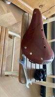 Brooks Fahrradsattel Leder braun inkl. Werkzeug