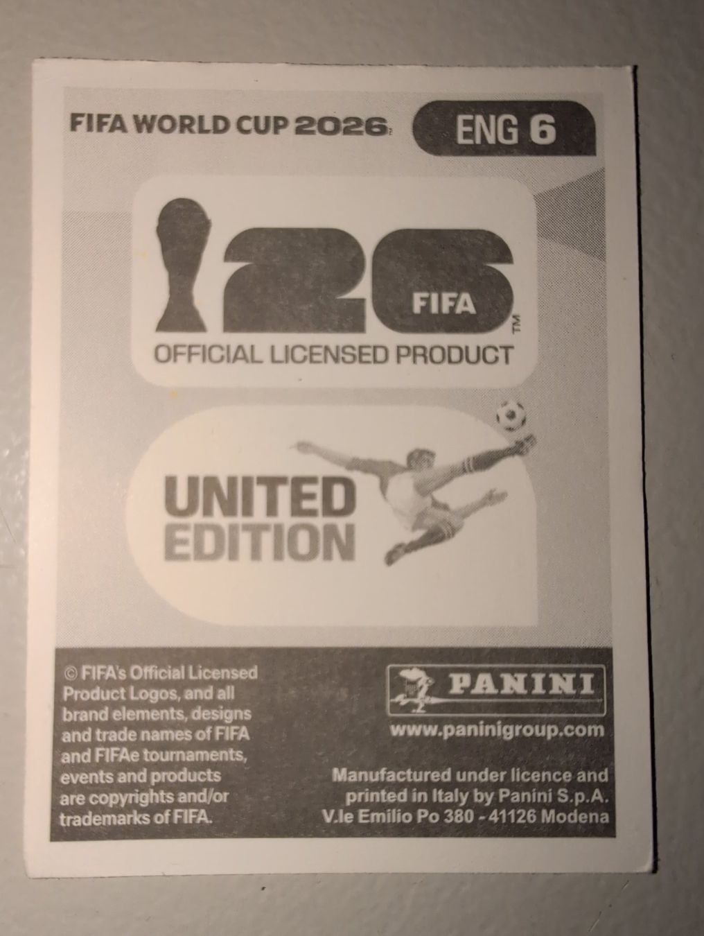 Panini Carte collezionabili: Panini Sticker FIFA ENG 6 – Nuovo (secondo la descrizione) da Dübendorf venduto da SomeEnd 1