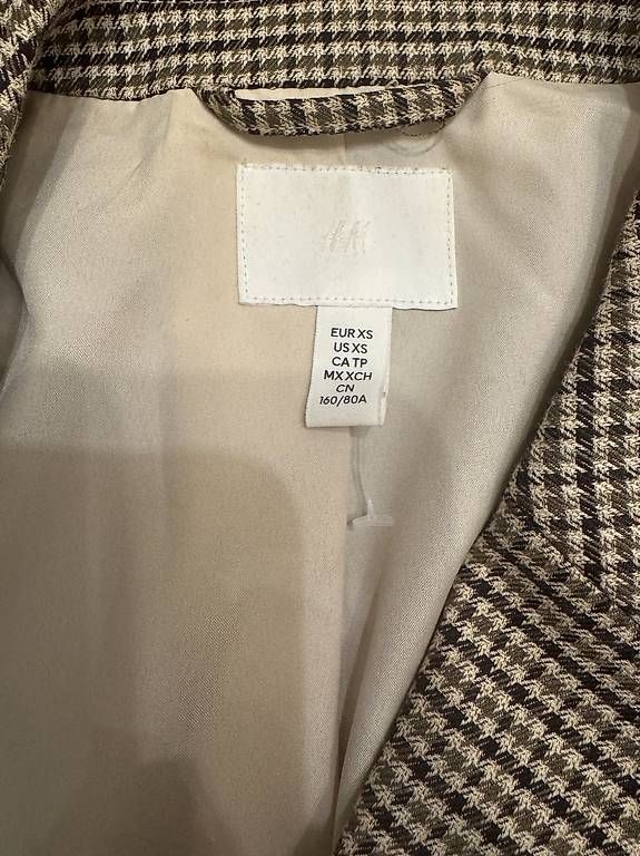 Giacche: Blazer - Gr. XS - Braun/Beige kariert – Usato da Effretikon venduto da alicebrunner 2
