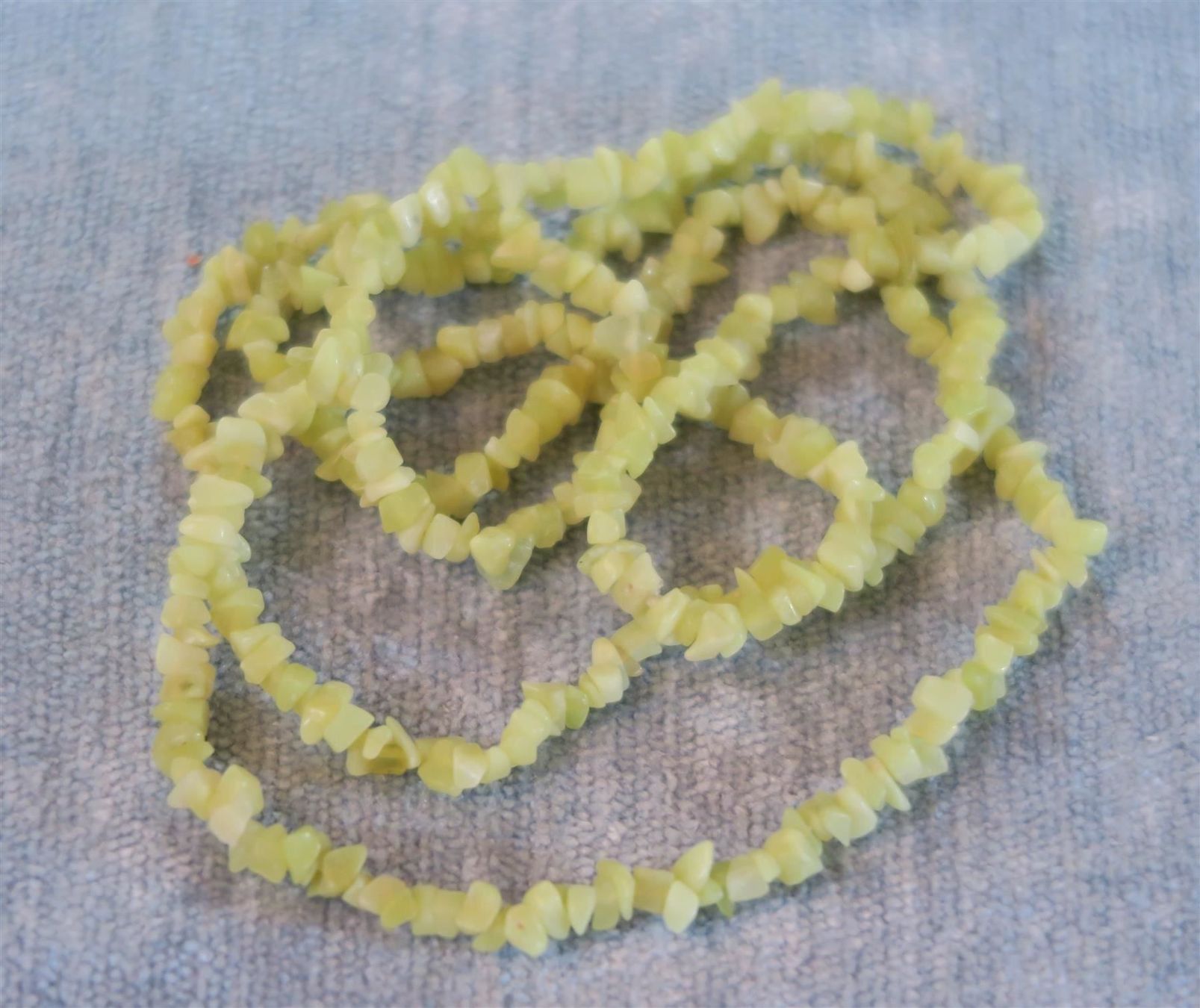 Catenine: Perlenkette Serpentin Splitter – Usato da Brittnau venduto da marlenestone 1
