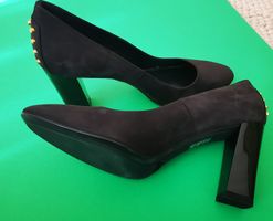 Tod’s Damenschuhe in Anthrazit (Veloursleder), Gr.37.5, NEU