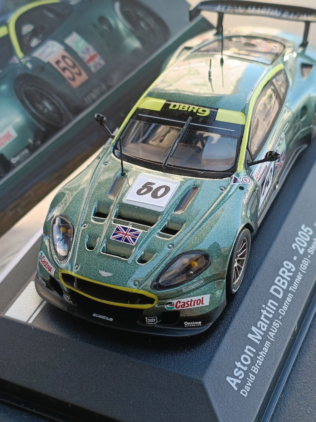 Aston Martin Modellini d'auto: Modellauto Aston Martin DBR9 2005 24 Heures du Mans – Nuovo (secondo la descrizione) da Brugg AG venduto da Ente015 2