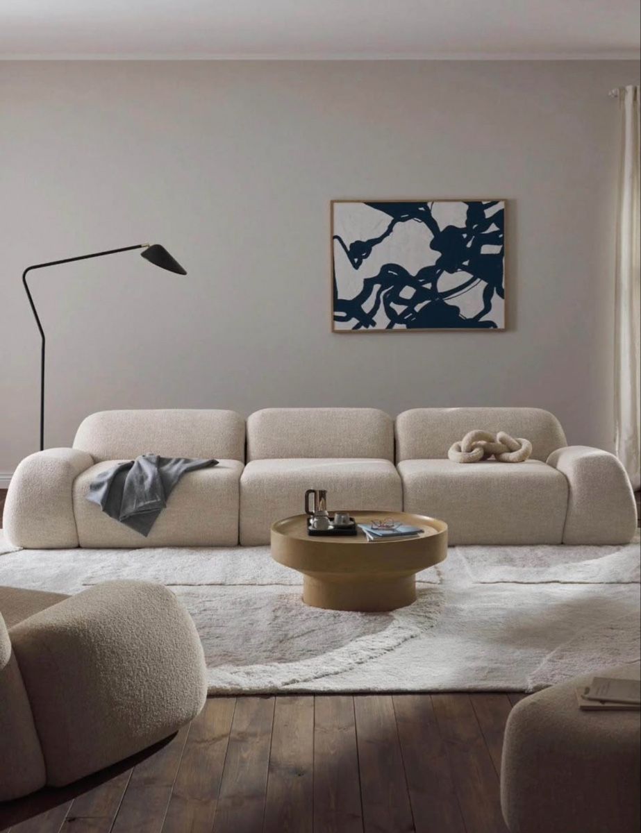 Divani: Sofa 3-Sitzer neuwertig helle Farbe Stoffbezug – Nuovo e nell'imballaggio originale da Biel/Bienne venduto da meralyasar 2
